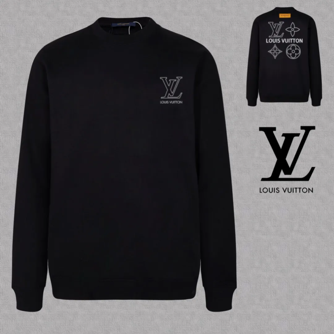 🅿️250 hot style on the shelves🔥❗ 💫〖Louis Vuitton LV〗 Fashionable round neck sweatshirt, casually matched with various styles, it is perfectly handsome😎The whole dress is made of double waistcoats, which makes the whole dress more three-dimensional. Not ordinary factories can do such fine work. The 2025 spring style counters are on sale, exquisite round neck terry sweatshirt, high-end double-strand pure cotton Customized drawstring ribs are dyed in the same vat and are complete with three standards. The chest craftsmanship adopts a simple and elegant pattern on the chest, which is easy to control for any age group! Fit and comfortable! Customized thickened 440g terry sweatshirt fabric, soft and comfortable to the touch, with a three-dimensional shape! 🙌🏻 It’s also very breathable, so it’s a versatile style that can be worn with any outfit! ✔Color: Black White Apricot Size: S M L XL 2XL